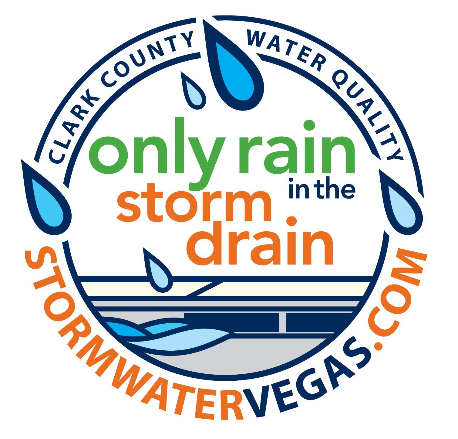 Only Rain in the Storm Drain